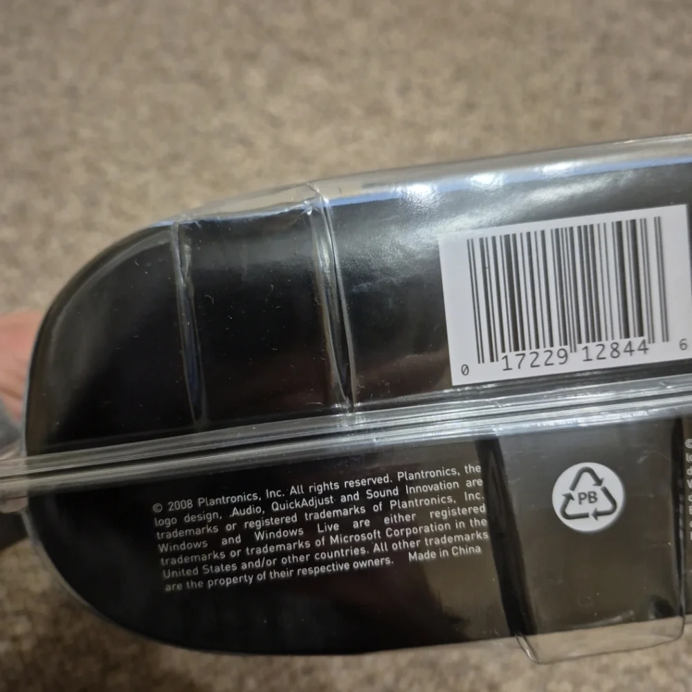 Plantronics Sound Innovation Black Computer Headset New In Package - Picture 11 of 12